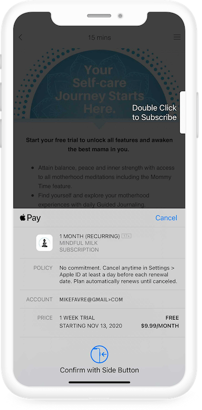 In App purchases
